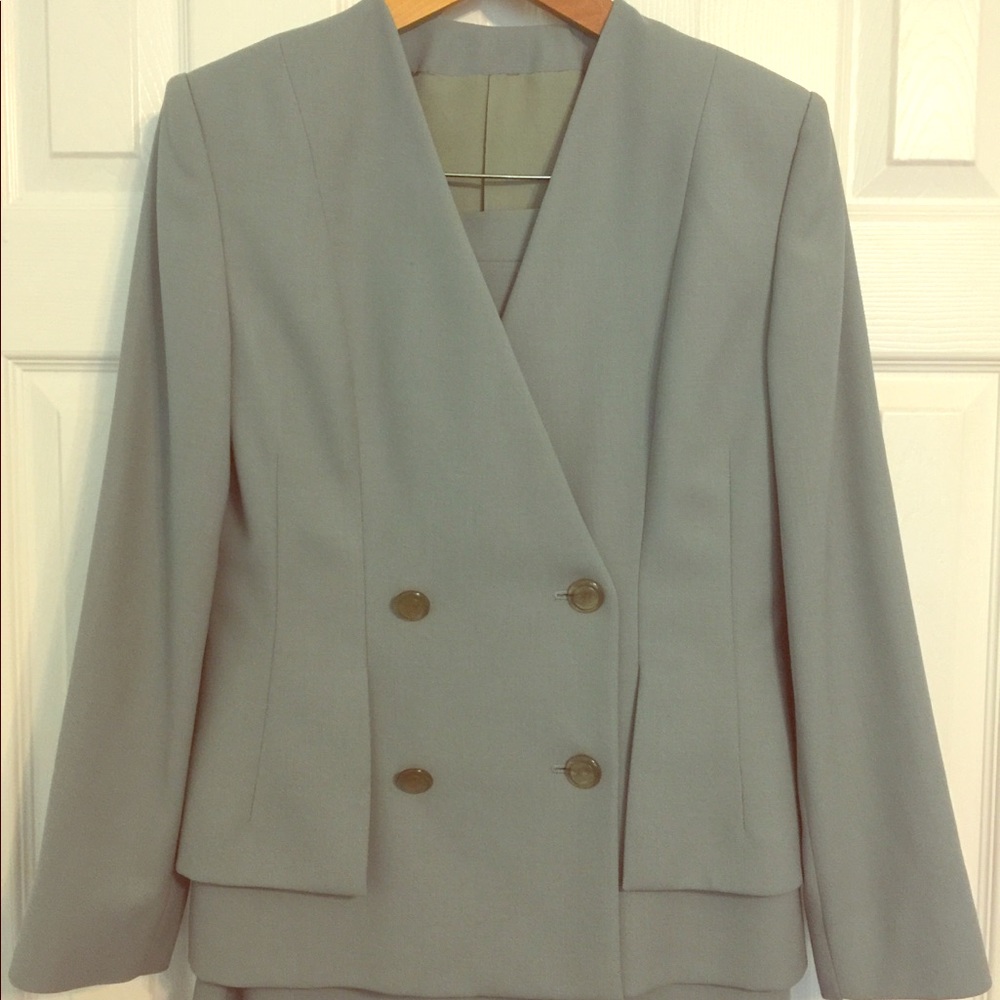 Vintage pura Lana vergine suit Italian Sz 44